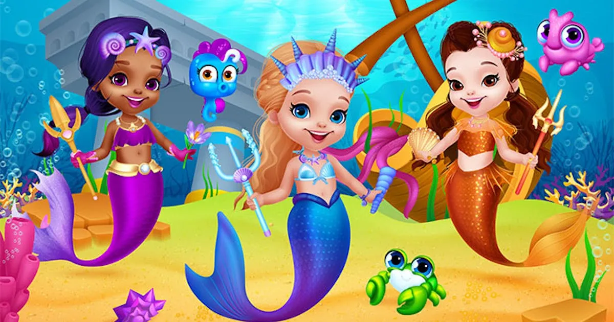 Cute Mermaid Dress Up