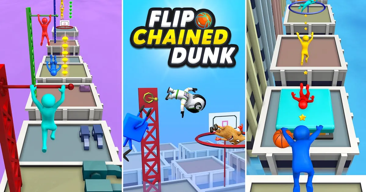 Flipped Chain Dunk