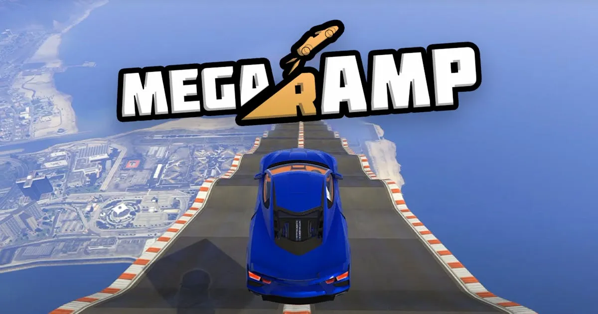 Mega Ramp Car Stunt