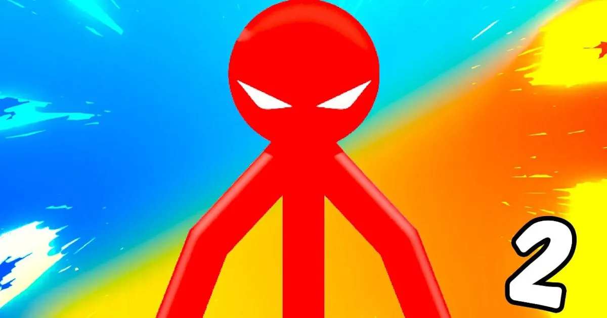 Red Stickman vs Monster School 2