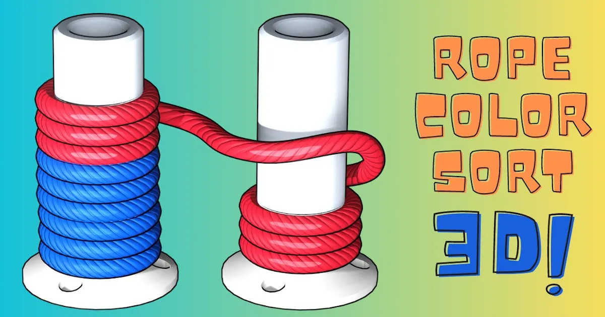 Rope Color Sort 3D