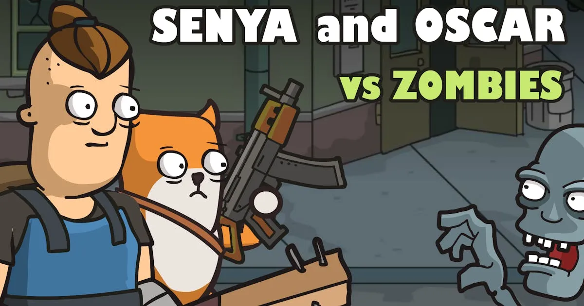 Senya and Oscar vs Zombies