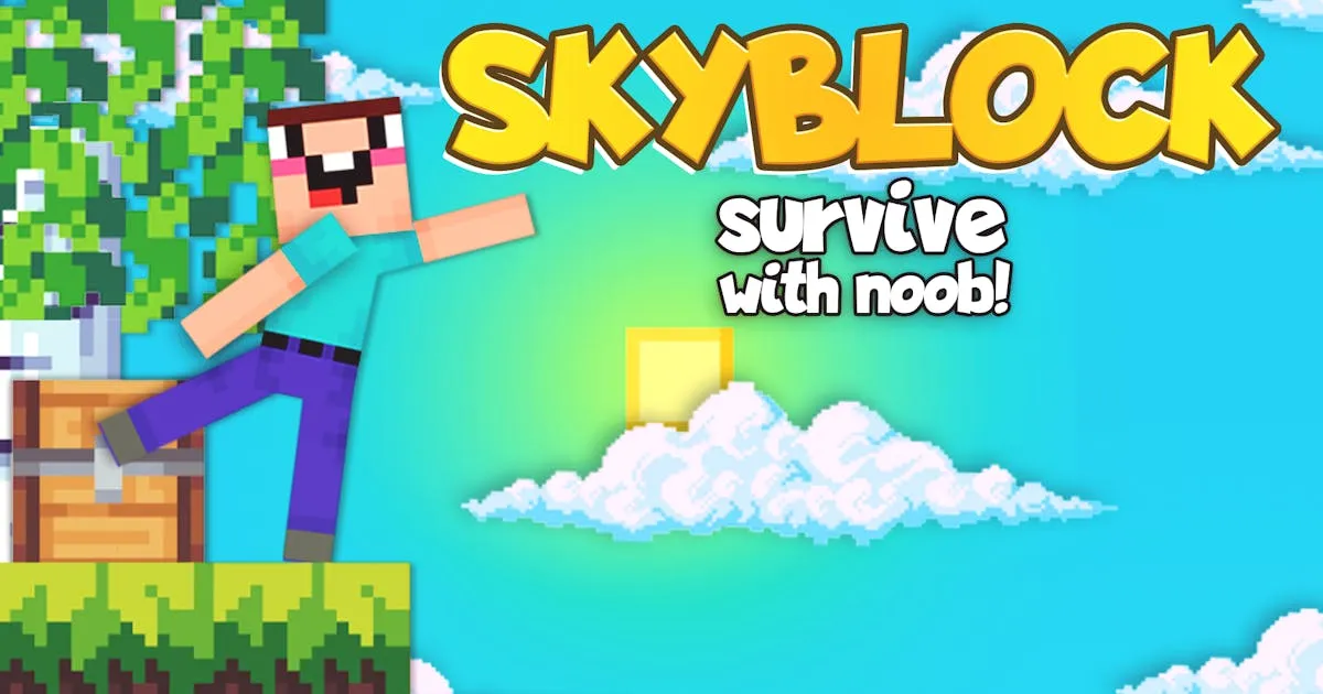 Skyblock Survive With Noob!